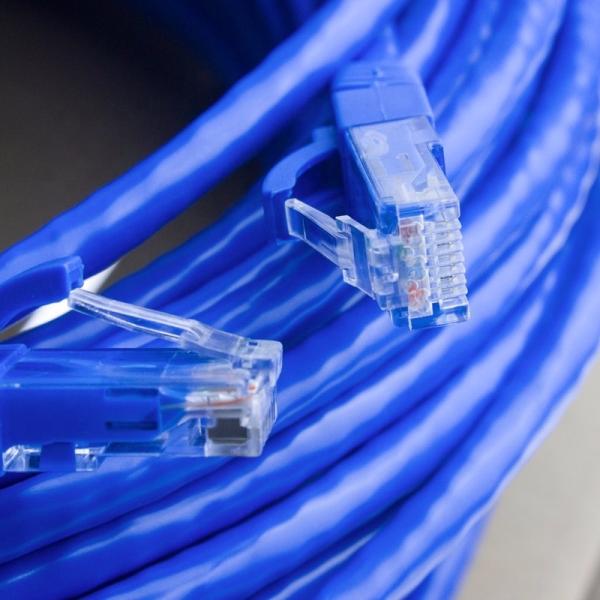 FTP CAT6 Ethernet Patch Cord Rj45 Connector Soft PVC Jacket HDPE Insulation