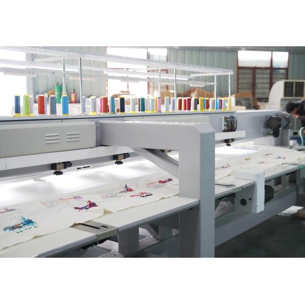 High Speed 6 Heads Computer Sequin Embroidery Machine With Cording Embroidery Function