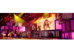6500cd Brightness Stage Rental LED Display 28235 Dot / Sqm Density Full Color P5