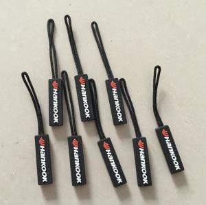 Wholesale Flexible Silicone Rubber Soft PVC Zipper Puller Embossed Logo For Bags And Luggage from china suppliers