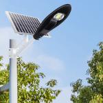 2700K 3.2V Cob 50W Solar Street Lamp / Led Outdoor Lighting LVD RoHS