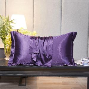 Wholesale Custom 19 Momme 100 Satin Silk Pillowcase Plain Dyed For Hotel from china suppliers