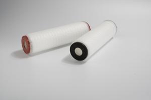 Wholesale Microelectronics 10&quot; OD 68.5mm Pleated Filter Cartridge 0.4-0.7m2 Filtration Area from china suppliers