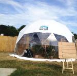 Black Waterproof Igloo Dome Tent Oxford Fabric For Wedding Events