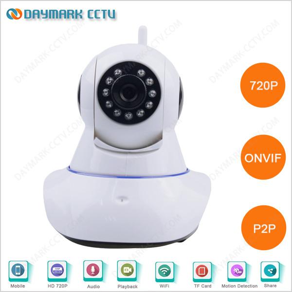 Quality Home use wireless security camera with sd recording card with P2P for sale