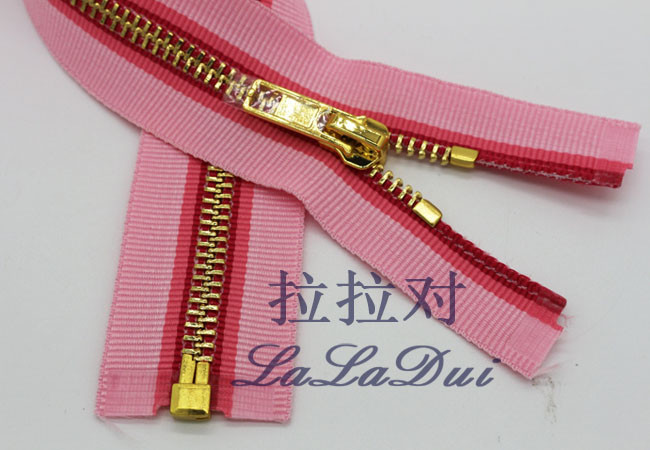 Auto Lock 22 Inch Open End Metal Jacket Zippers Multi Bright Color Polyester Tape