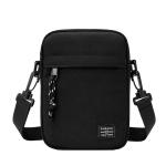 Fashion Men's Small Shoulder Bags Black Handbag Travel Wallet Mini Crossbody Bag