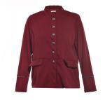 Plus Size XS-XXL Fashion Ladies' Blazer In Red Or Black With High Collar