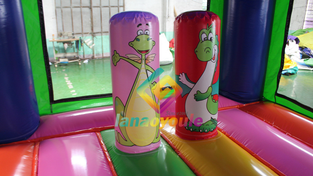 PVC Inflatable Bouncy Jumping House combo Jumping Castle For Kids
