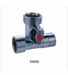 ABS Handle Brass Three way Ball Valve 10055 and 10056 in 16Bar