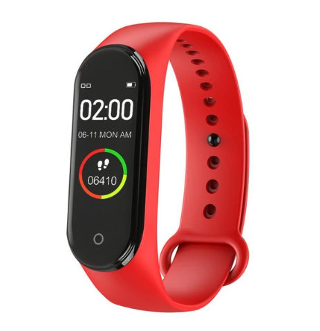 TPU Real Time Fitness Tracker Smartwatch BT5.0 Heart Rate TFT COLOR