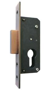 Wholesale Aluminum Door Lock 35-50mm European Style Door Lock in Iron Top Security Deadlatch Backset 20-35mm from china suppliers