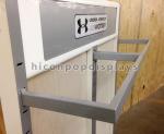 Double Sided Metal Display Stand High End Clothing Rack Display Furniture