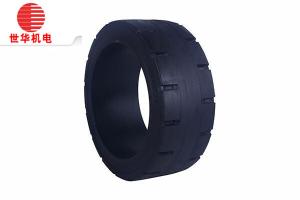 Wholesale 355 65-15 Solid Forklift Tires Size 810x810x302mm 3 Years Warranty from china suppliers
