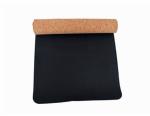 Black Color Popular Hot Sale Custom Logo Eco Friendly TPE Cork Yoga Mat for