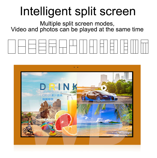 Anti Vandalism IP65 External Digital Advertising Screens Rustproof