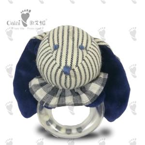 Wholesale Eco Friendly Educational Soft Toys Bunny Rattle Toy Infant Sleep Doll 14 X 8cm from china suppliers