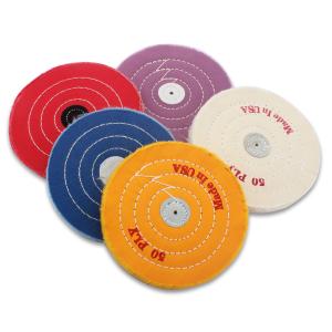 Wholesale Grinder Jewelry Polishing Machine 1/7&quot; center hole Cloth Buffing Wheels Cotton from china suppliers