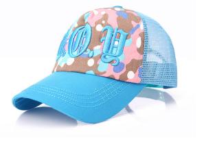 Wholesale 6 Panel Blue Mesh Baseball Caps Fashion Style Good Air Permeability For Outdoor Activities from china suppliers