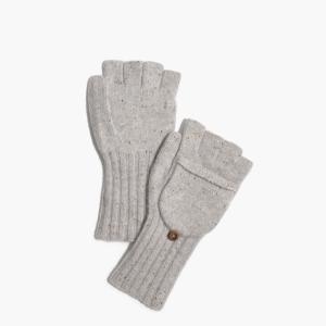 Wholesale Donegal Flapped Wool Knit Fingerless Gloves Gift For Christmas / Thanksgiving from china suppliers