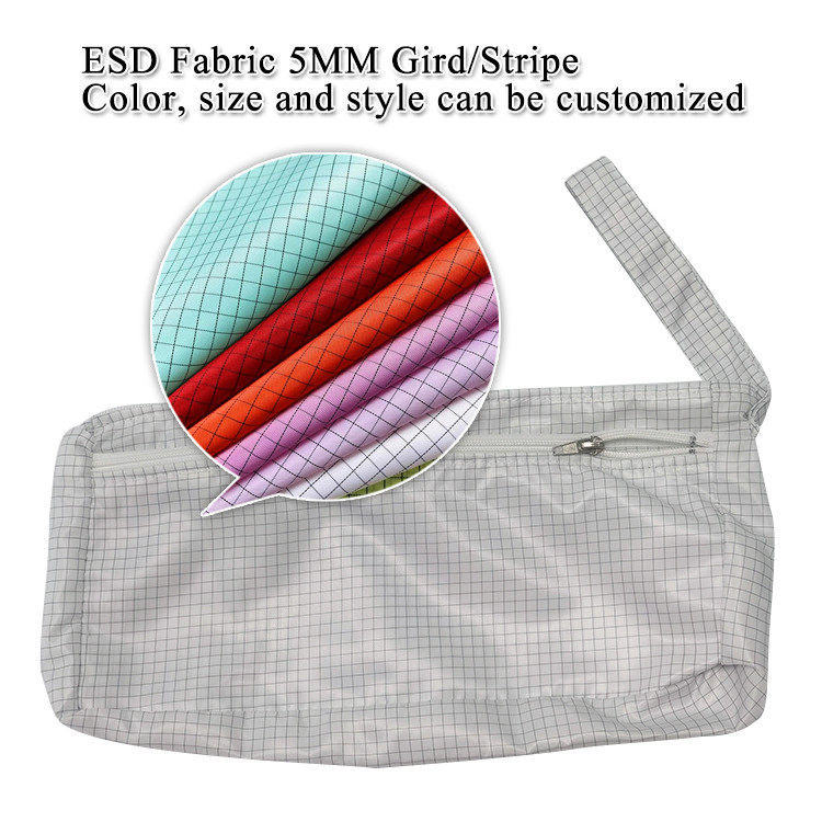 5mm Grid ESD Antistatic Hand Tool Bag For Cleanroom