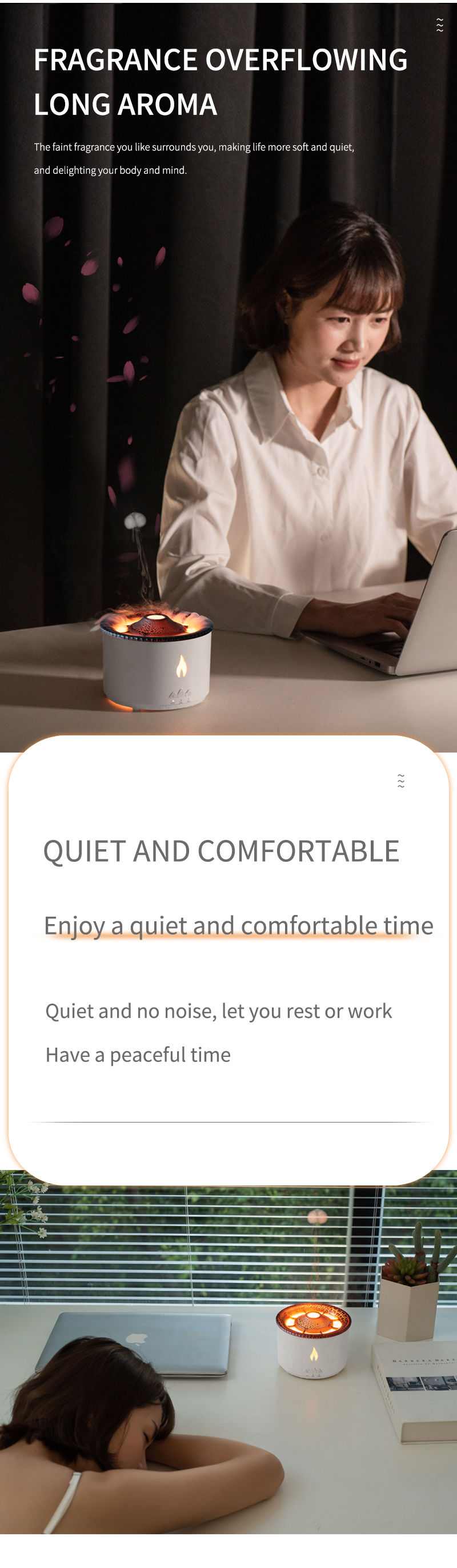Experience the Difference with 3D Flame Ultrasonic Volcano Humidifier Aroma Diffuser