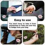 Deyi Badge Reel Stainless Steel Cord Suitable For Men And Women White