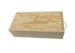 Customized Solid Pine Wood Storage Box , Packaging Pine Blanket Box Simple Style