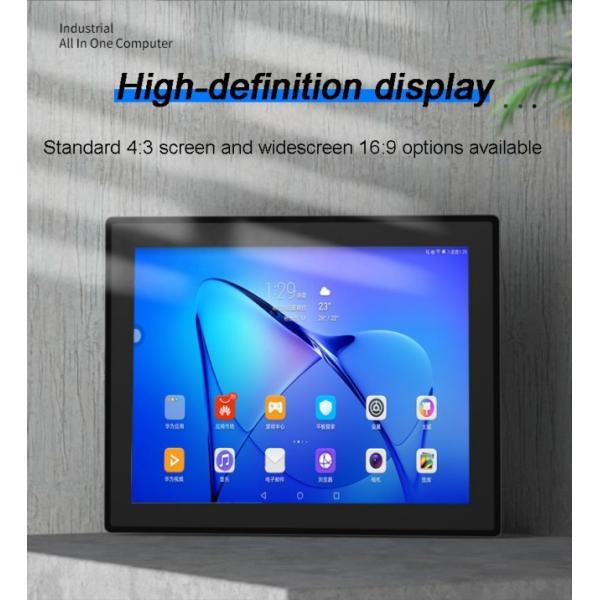 Embedded Fanless Industrial Touch Panel Pc 12.1 Inch Waterproof IP65 Fully Enclosed Aluminum Capacitive