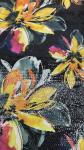 3D Floral Sequin Embroidery Fabric For Birthday Party Dress