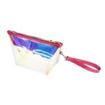 Clear Toiletry Hologram Clutch TPU Cosmetic Bag