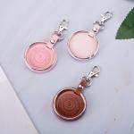 Custom Bulk Leather Key Chain Die Cutting Printing Business Giveaways