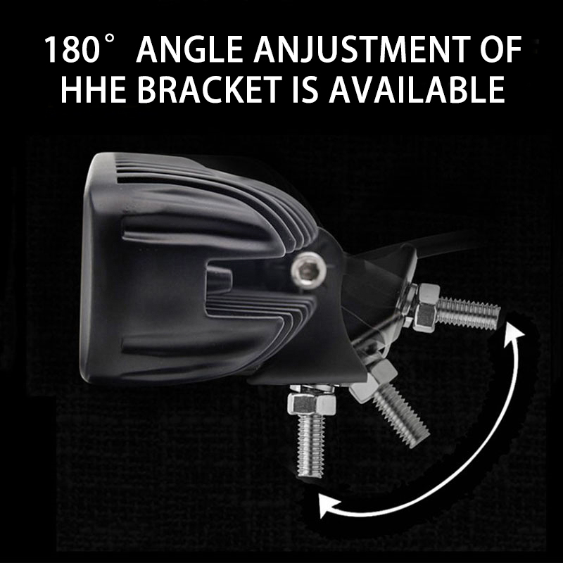 IP67 2 Row 18pcs 54W Car Work Lights Dual Color