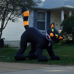 Wholesale Black Inflatable Cat, Halloween Event Inflatable Cat Decoration,Inflatable Cat Costume from china suppliers