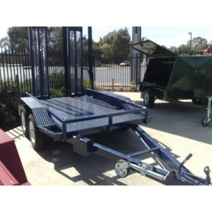 Wholesale Low Loader Tandem Axle Plant Equipment Trailer 8 X 5 For Agriculture / Industrial from china suppliers