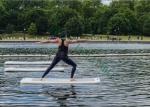 Light Grey Floating Water Yoga Mat Lightweight Sup Yoga Mat For Woman
