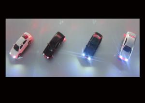 Wholesale color car (with light), 1/87 miniature scale cars,HO light car,1:87 model lighted car,model stuffs,plastic mini cars from china suppliers