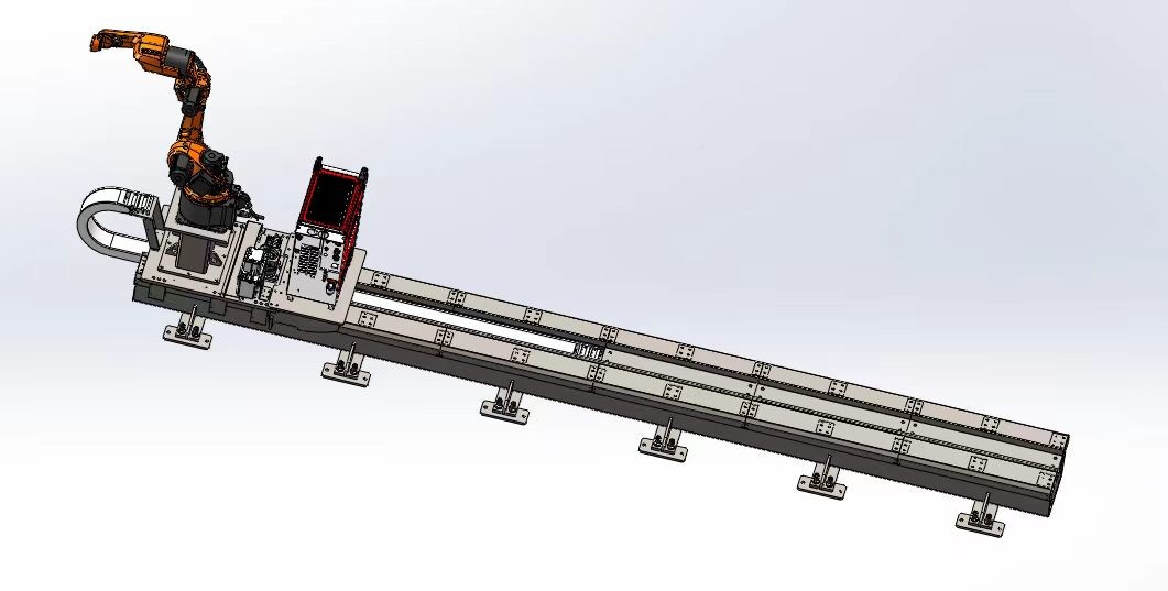 Effortlessly Control Movement With Robot Linear Track For Industrial Automation