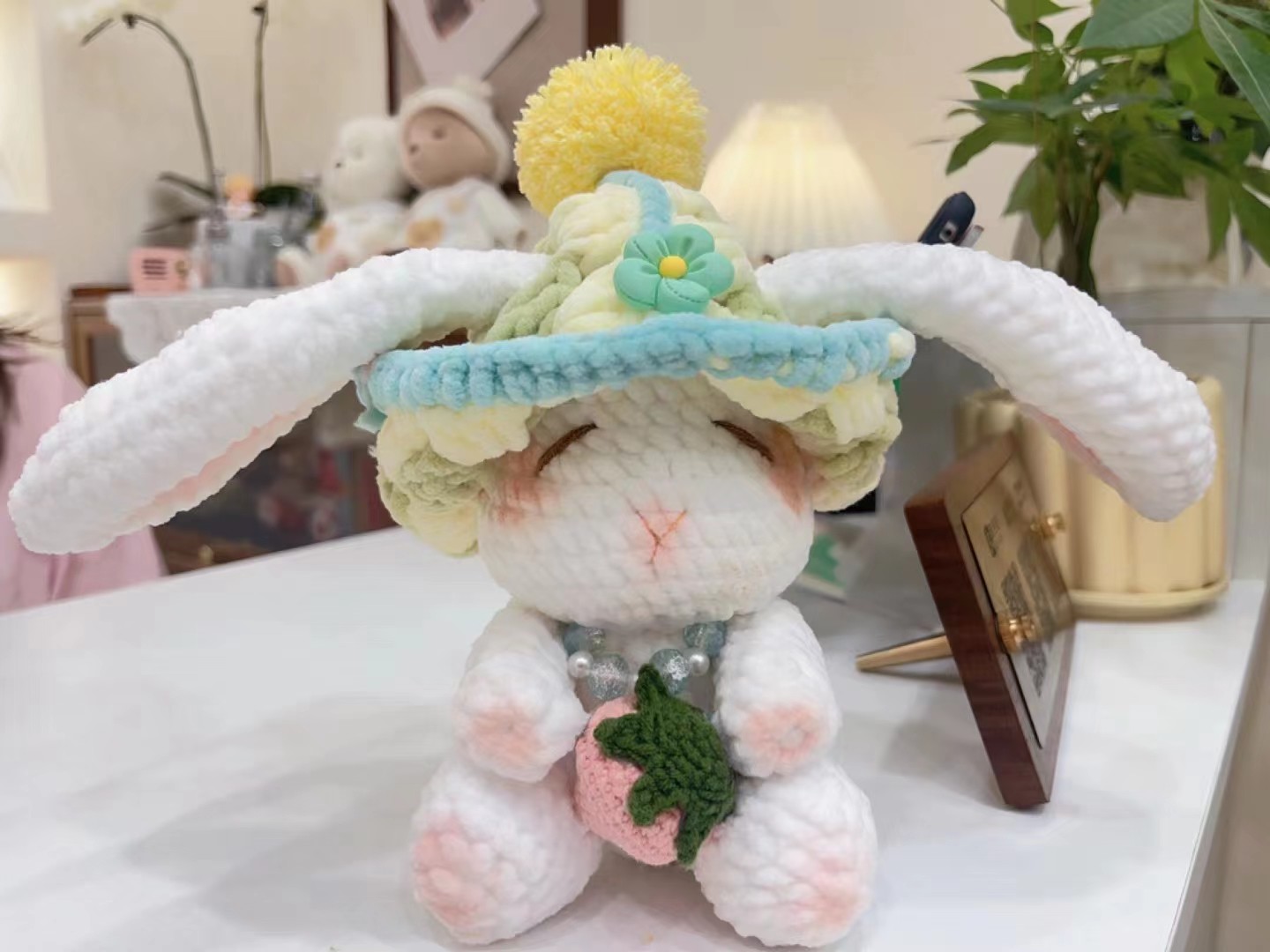 Beginners Crochet Kit for new year gift without necklace, Crochet Animal Kit, Polyester Fiber, Kit for Beginner