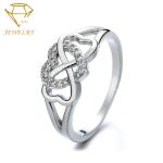 AAA CZ Stone Heart Shape 925 Engagement Ring Lead Free