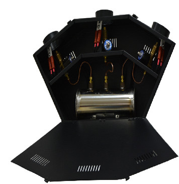 Special Effect 3 Heads Dmx Flame Machine 200w Stage Flame Thrower
