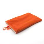7 Inch Flannelette Lint Storage Bags For Mobile Phone / Power Bank