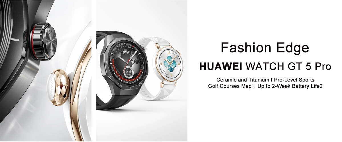 WATCH GT 5 Pro Smart Watch AMOLED Color Screen Sports Tracker Health Monitor Wristwatch up to 2-Week Battery Life