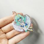 Collapsible Anime Phone Grip And Stand , Acrylic Pop Grip Phone Holder