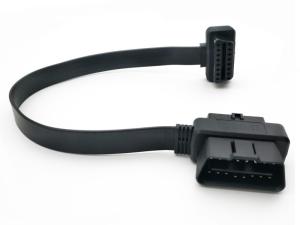 Wholesale OBD2 OBDII 16 Pin Male and Female Pass-through to OBD2 Female Extension Cable from china suppliers
