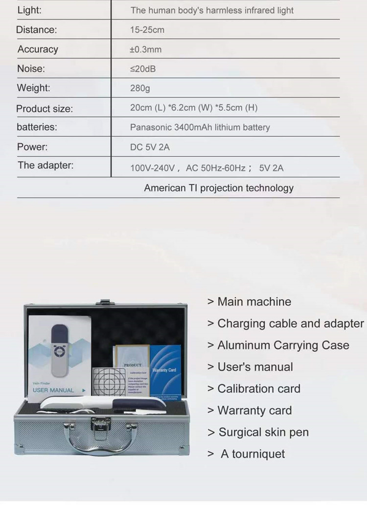 Portable Cheap Vein Finder Pen Machine Price