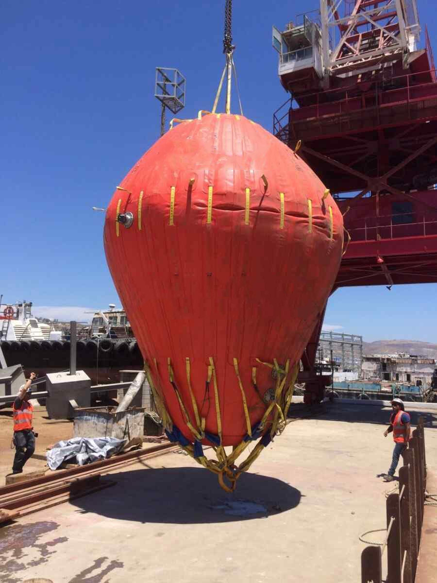 Heavy Duty Inflatable Air Bag Lifting Equipment Deep Water Lift