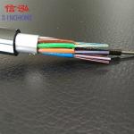 48 Core Optical Fiber Cable , Buried Fiber Optic Cable High Strength