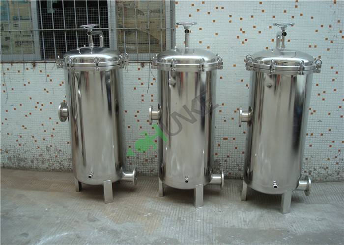 Multi Cartridge Stainless Steel Water Filter Housing SS304 SS316 For Water Treatment