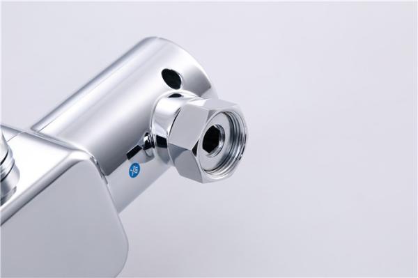 Solar Thermostatic Shower Mixer Valve Electric Water Heater Metal Concealed